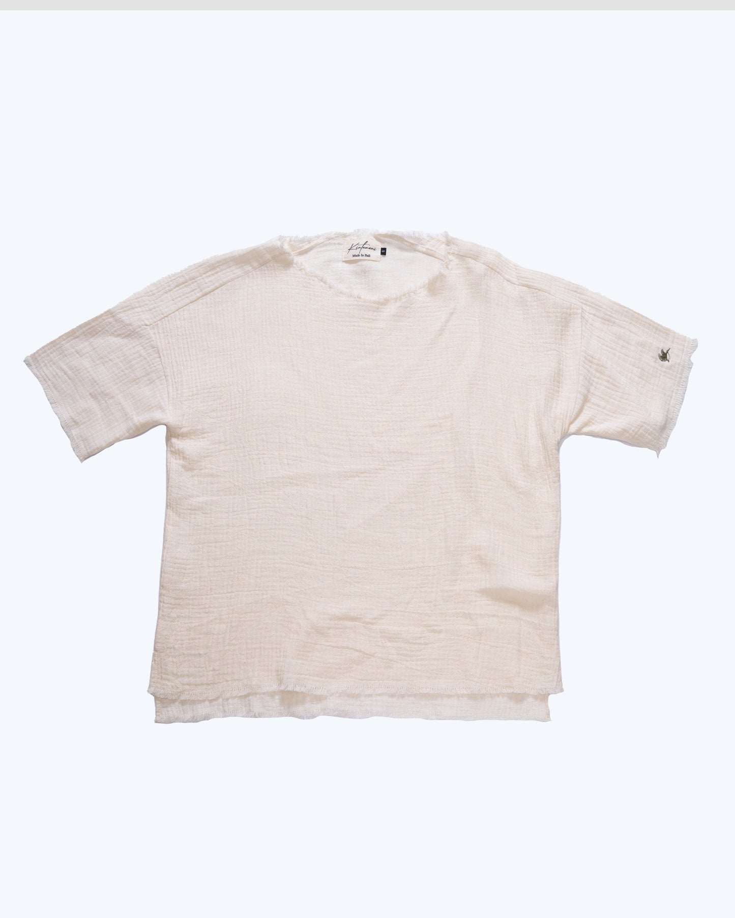 Soft Flow - Leinen-Musselin T-shirt